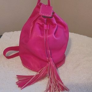 Gorgeous soft leather drawstring Ralph Lauren bag